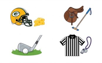 Illustration of NYT Connections Sports Edition puzzle themes for December 18 2025, featuring icons for Wisconsin athletes, equestrian sports, Ryder Cup golfers, and sports terms starting with T.