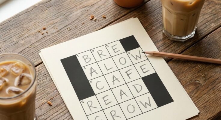 NYT Mini Crossword answers December 18 2025: Puzzle grid with coffee and pencil