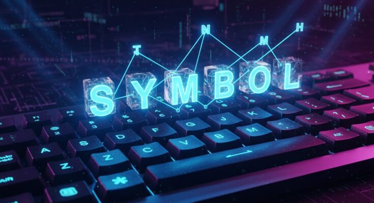 Illustration of the NYT Strands board for February 3, 2026, featuring the theme "On Key" and keyboard symbols like Asterisk and Hashtag.